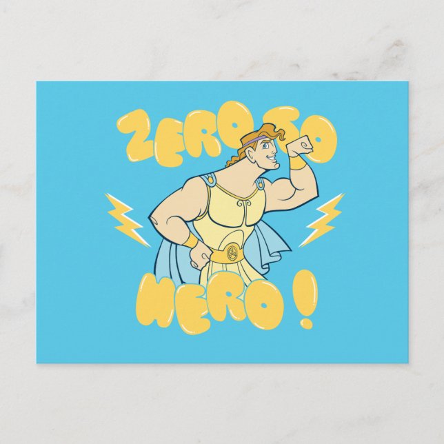 Postal Hercules - Zero to Hero Postcard (Anverso)