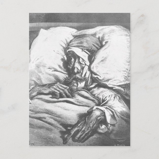 Postal Herido de don Quijote (Anverso)