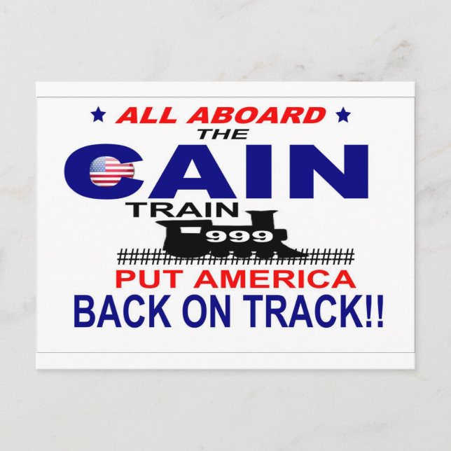 Postal Herman Cain (Anverso)