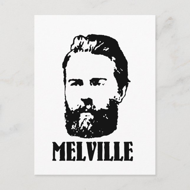 Postal Herman Melville (Anverso)