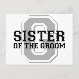 Postal Hermana del Groom Cheer