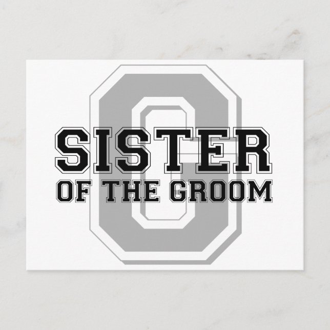 Postal Hermana del Groom Cheer (Anverso)