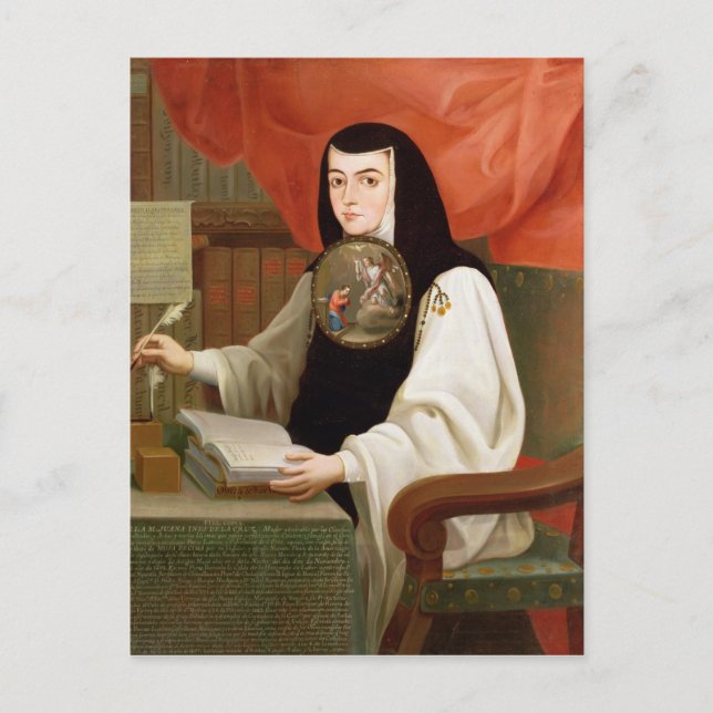 Postal Hermana Juana Ines de la Cruz (Anverso)