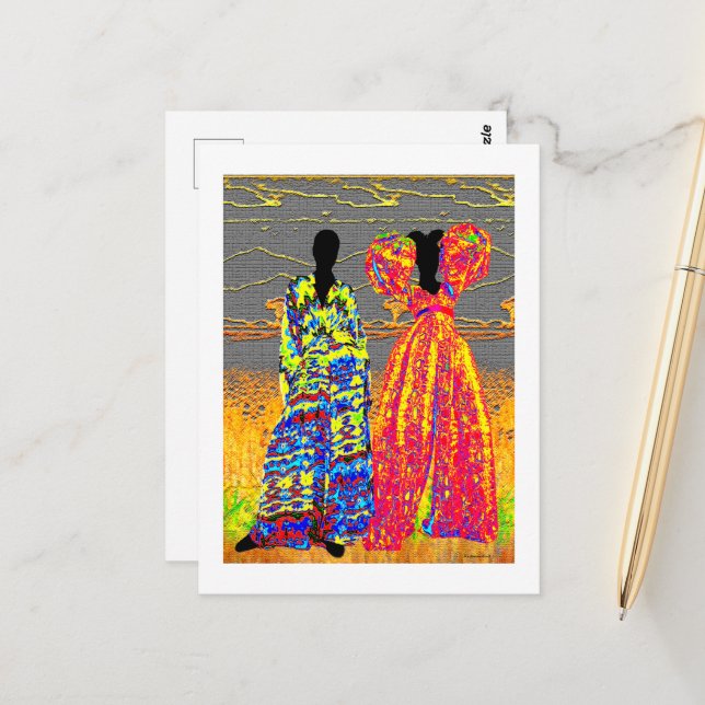 Postal Hermanas (Anverso/Reverso In Situ)