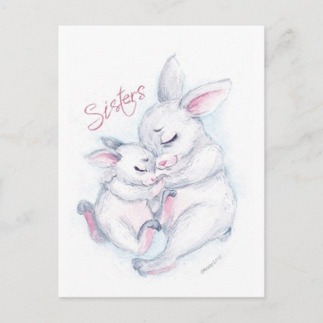 Postal Hermanas (Anverso)