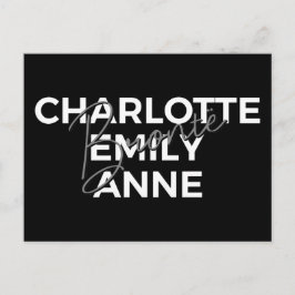 Postal Hermanas Brontë II - Charlotte & Emily & Anne