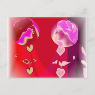 Postal hermanas de alma