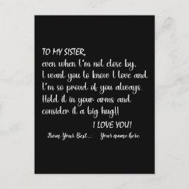 Postal Hermanas Personalizadas Para Mi Hermana Te Quiero