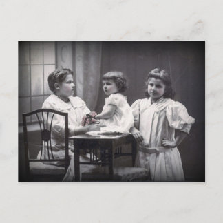 Postal Hermanas Vintage