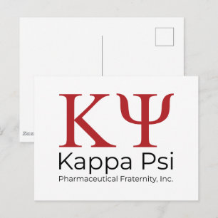 Postal Hermandad Farmacéutica Kappa Psi