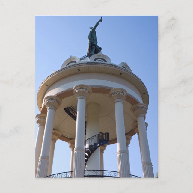 Postal Hermann el monumento alemán (Anverso)