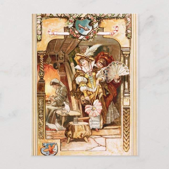 Postal Hermann Vogel - Cenicienta (Anverso)