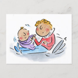 Postal Hermano bebé