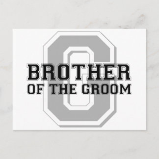 Postal Hermano de Groom Cheer