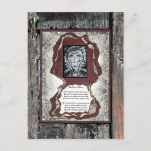 Postal Hermano de ira