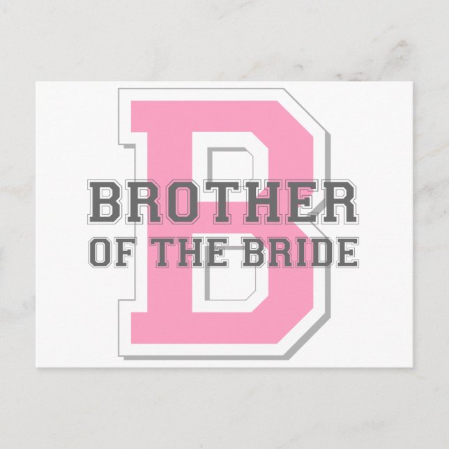 Postal Hermano de la Novia Cheer (Anverso)