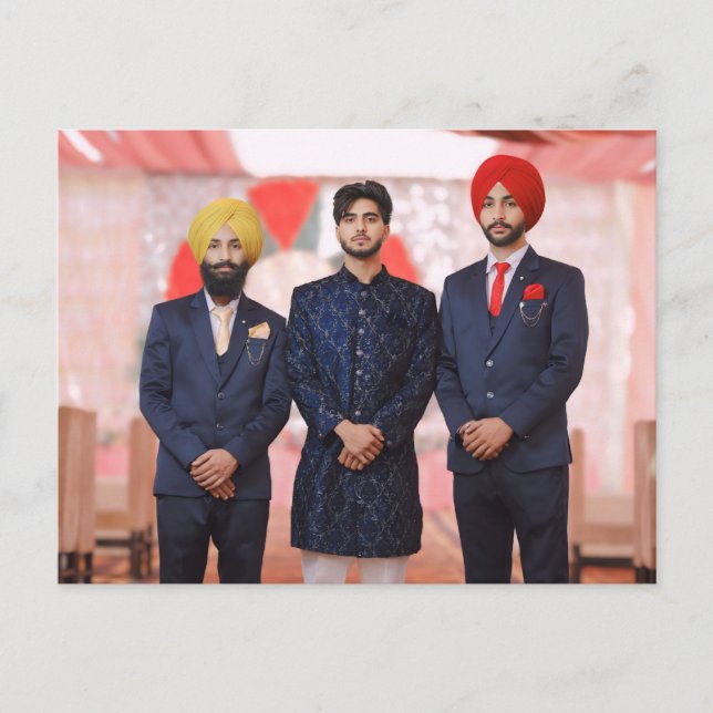 Postal hermano indio (Anverso)