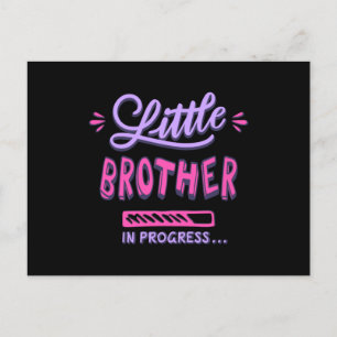 Postal Hermano pequeño en progreso