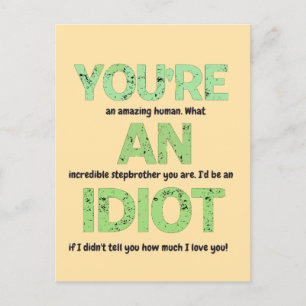 Postal Hermano político, eres un regalo humano increíble