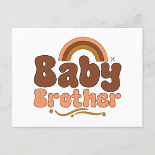 Postal Hermano Retro Bebé