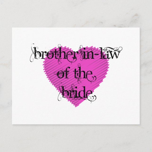 Postal Hermano suegra de la novia (Anverso)