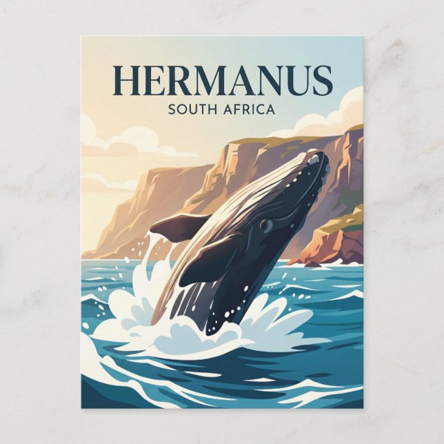 Postal Hermanus Sudáfrica (Anverso)