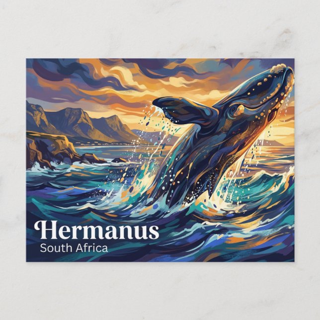 Postal Hermanus Sudáfrica (Anverso)