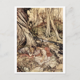 Postal Hermia y Lysander