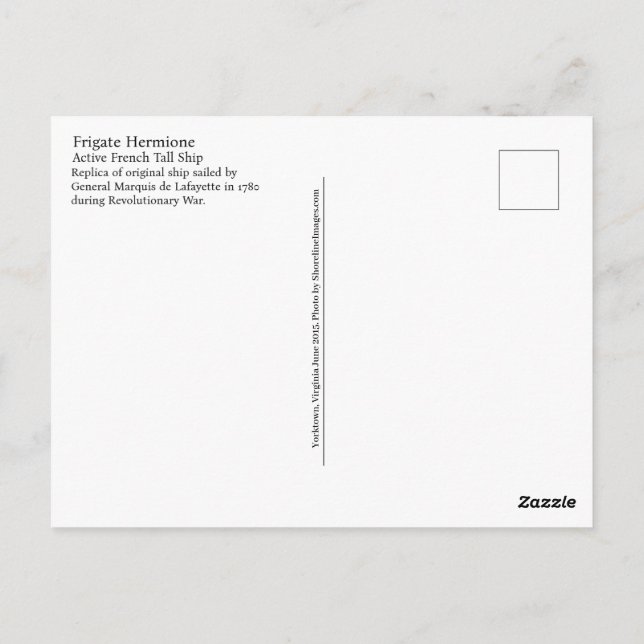 Postal Hermione (Reverso)