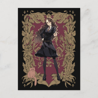 Postal Hermione Granger Marco Adornado Anime