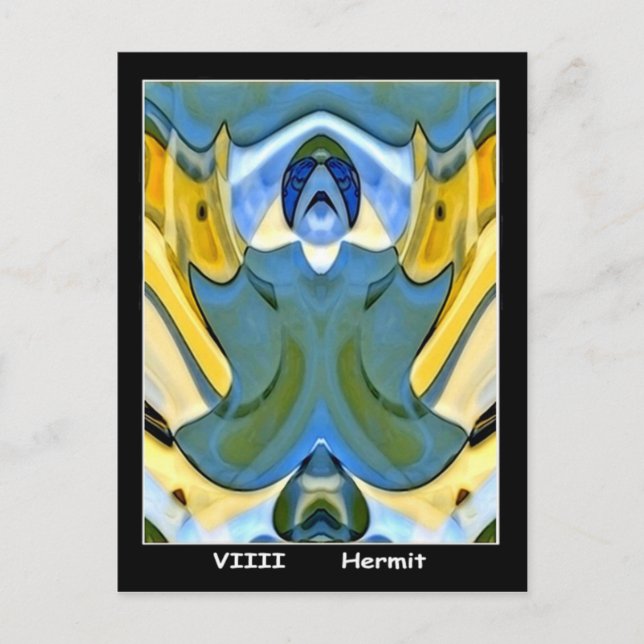 Postal Hermit Tarot Card (Anverso)