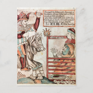 Postal Hermod astride Sleipnir