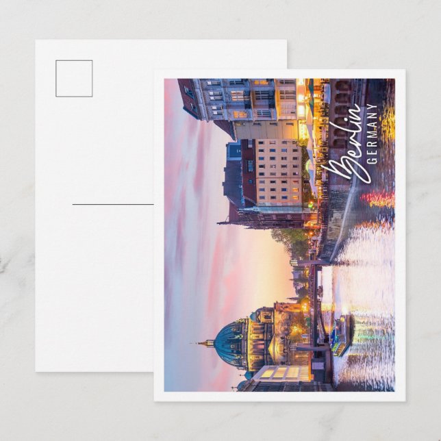 Postal Hermosa Alemania de Berlín (Anverso / Reverso)