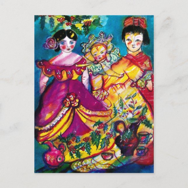 POSTAL HERMOSA ANTIGUA DOLLS (Anverso)