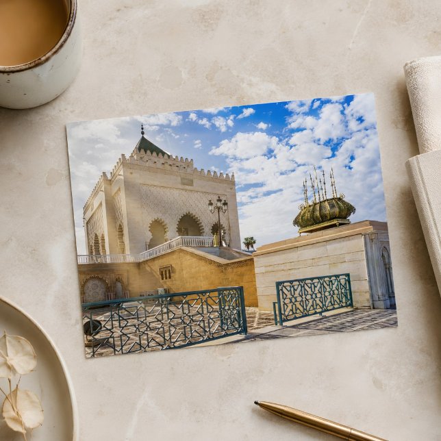 Postal Hermosa Arquitectura Colorida de Rabat (Morocco's Architecture Postcard )