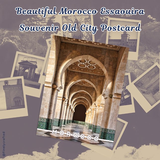 Postal Hermosa arquitectura marroquí de Medina Fes (Subido por el creador)