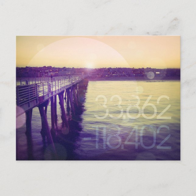 Postal Hermosa Beach, California (Anverso)