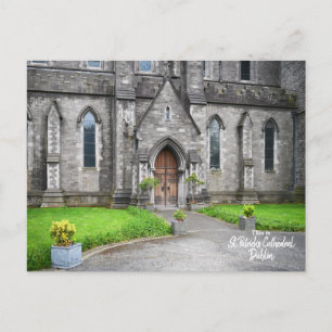 Postal Hermosa Catedral de San Patricio Dublín, Irlanda