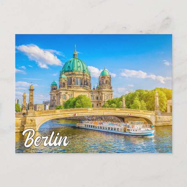 Postal Hermosa Ciudad De Berlín, Alemania (Anverso)