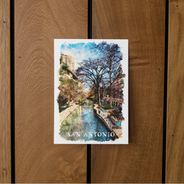 Postal Hermosa ciudad de San Antonio Texas (san antonio vintage travel postcard)