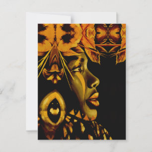 Postal Hermosa dama del pasado