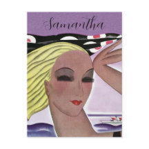 Hermosa dama rubia (Personaliza)