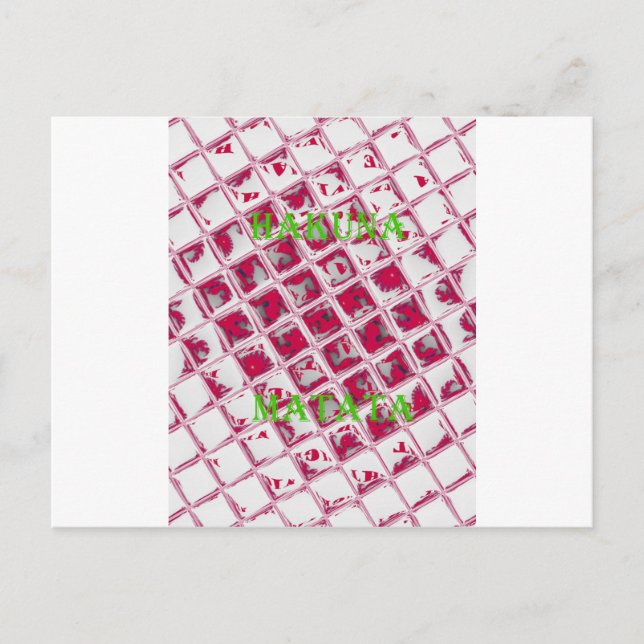 Postal Hermosa e impresionante imagen de espejo de estilo (Anverso)