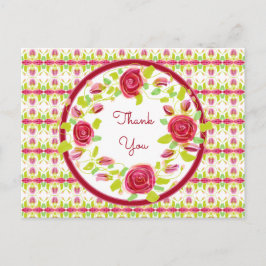 Postal Hermosa Flor Agradecida