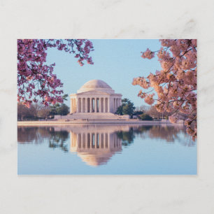 Postal Hermosa foto de pintado en el Monumento a Jefferso