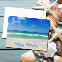 Hermosa foto de playa personalizada océano feliz c