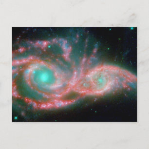 Postal Hermosa fotografía espacial nebulosa