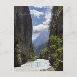 Postal Hermosa garganta de Aare, Suiza
