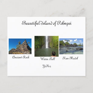 POSTAL HERMOSA ISLA DE POHNPEI POST CARTA