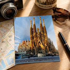 Postal Hermosa La Sagrada Familia - España